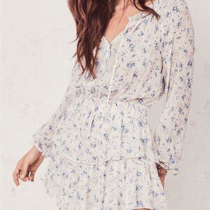 LoveShackFancy "Popover" Mini-Dress